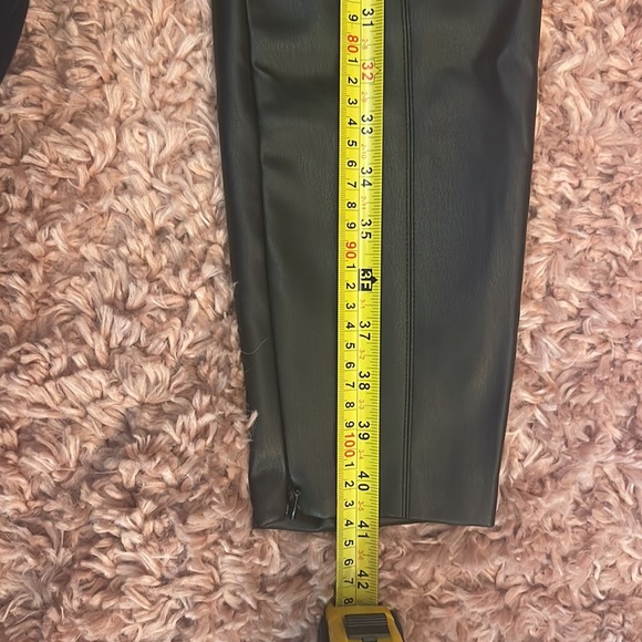Zara - Black Faux Leather Skinny Pant - Picture 5 of 6